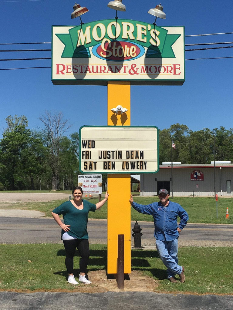 Welcome The Moore's Store in Ben Wheeler, TX